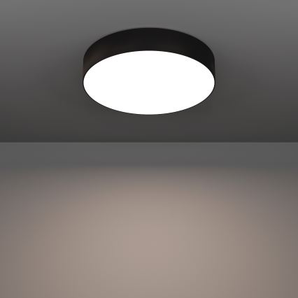 Eglo - LED RGBW ściemnialna oprawa sufitowa LED/15W/230V 2700-6500K śr. 39 cm czarna