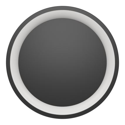 Eglo - LED RGBW Ściemnialna oprawa sufitowa LED/19,6W/230V 2700-6500K śr. 35 cm czarna