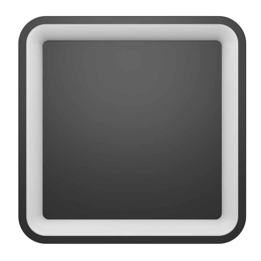 Eglo - LED RGBW ściemnialna oprawa sufitowa LED/20W/230V 2700-6500K 35x35 cm czarna