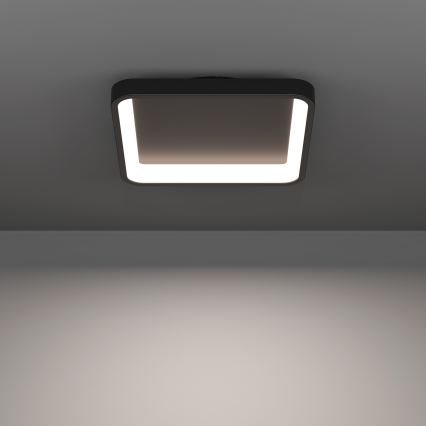 Eglo - LED RGBW ściemnialna oprawa sufitowa LED/20W/230V 2700-6500K 35x35 cm czarna