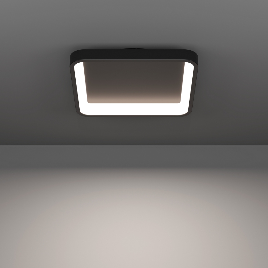 Eglo - LED RGBW ściemnialna oprawa sufitowa LED/20W/230V 2700-6500K 35x35 cm czarna