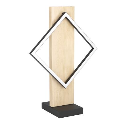 Eglo - Lampka stołowa LED/13W/230V czarna/beżowa