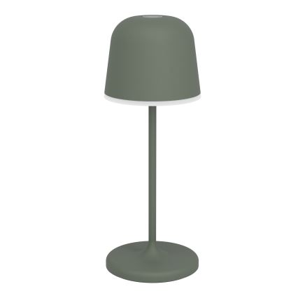 Eglo - LED Ściemnialna zewnętrzna dotykowa ładowana lampa stołowa LED/1,8W/5V 2500/3000/4000K 2500 mAh IP54 zielona