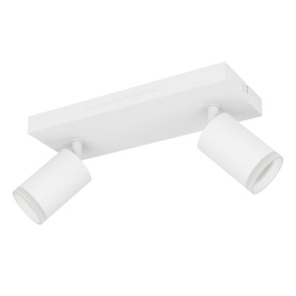 Eglo - Ściemnialna oprawa punktowa LED RGBW 2xLED/3,7W/230V 2700-6500K biała