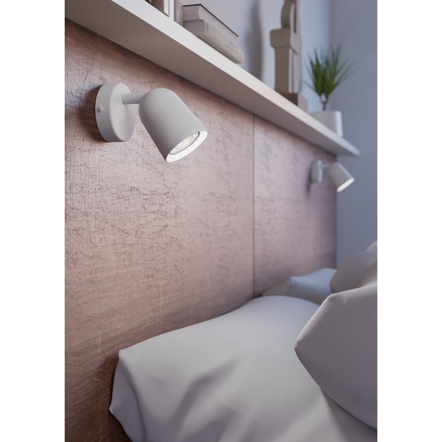 Eglo - Kinkiet punktowy 1xGU10/5W/230V biały