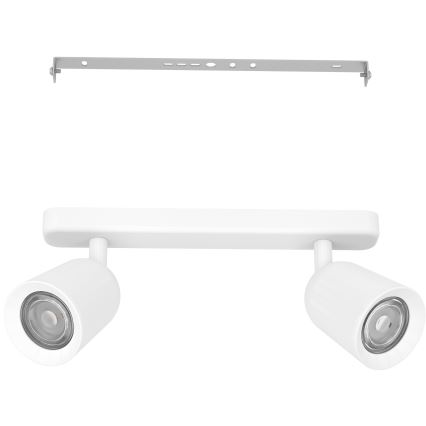 Eglo - Oprawa punktowa 2xGU10/10W/230V biała