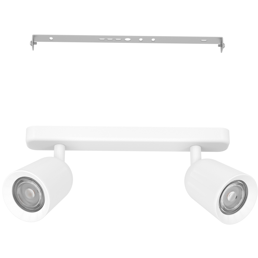 Eglo - Oprawa punktowa 2xGU10/10W/230V biała