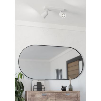 Eglo - Oprawa punktowa 2xGU10/10W/230V biała