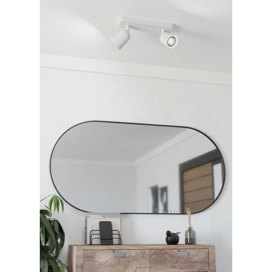 Eglo - Oprawa punktowa 2xGU10/10W/230V biała