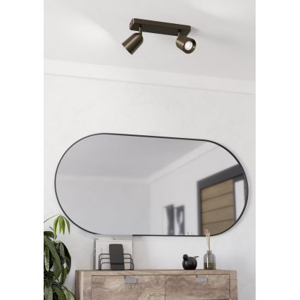 Eglo - Oprawa punktowa 2 x GU10 (10 W), 230 V, brązowa