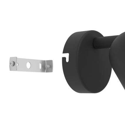 Eglo - Kinkiet punktowy 1xGU10/5W/230V czarny