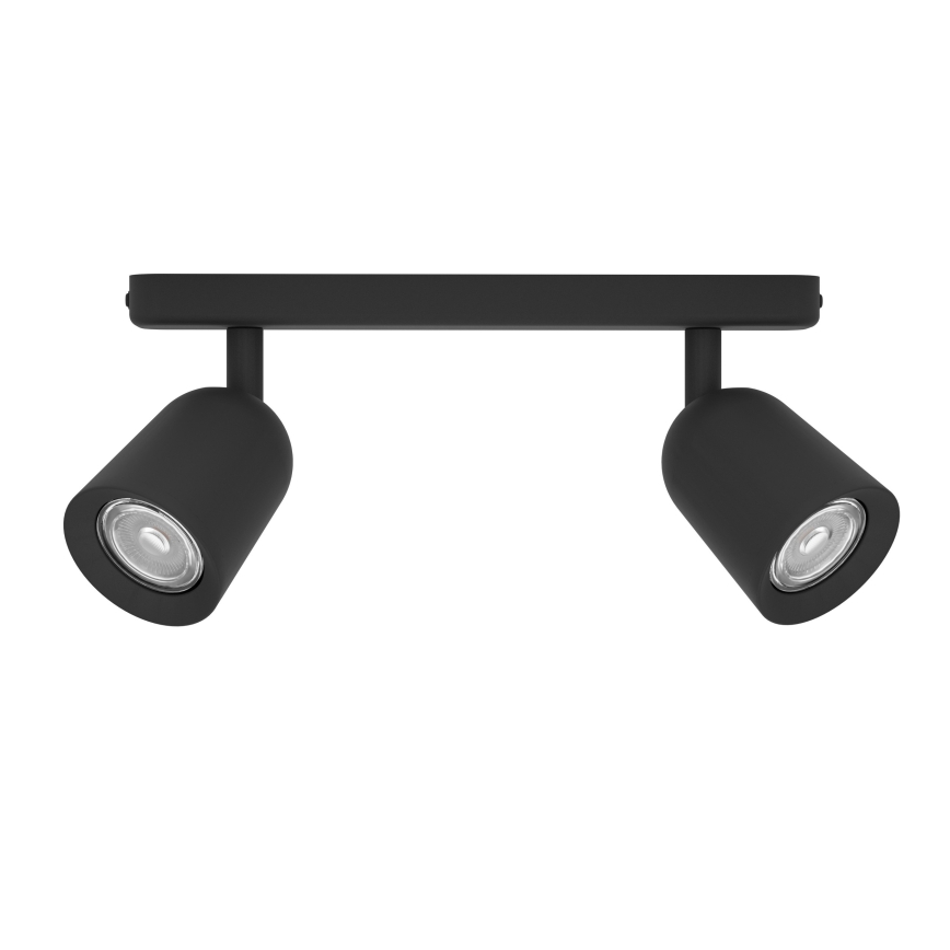 Eglo - Oprawa punktowa 2xGU10/10W/230V czarna