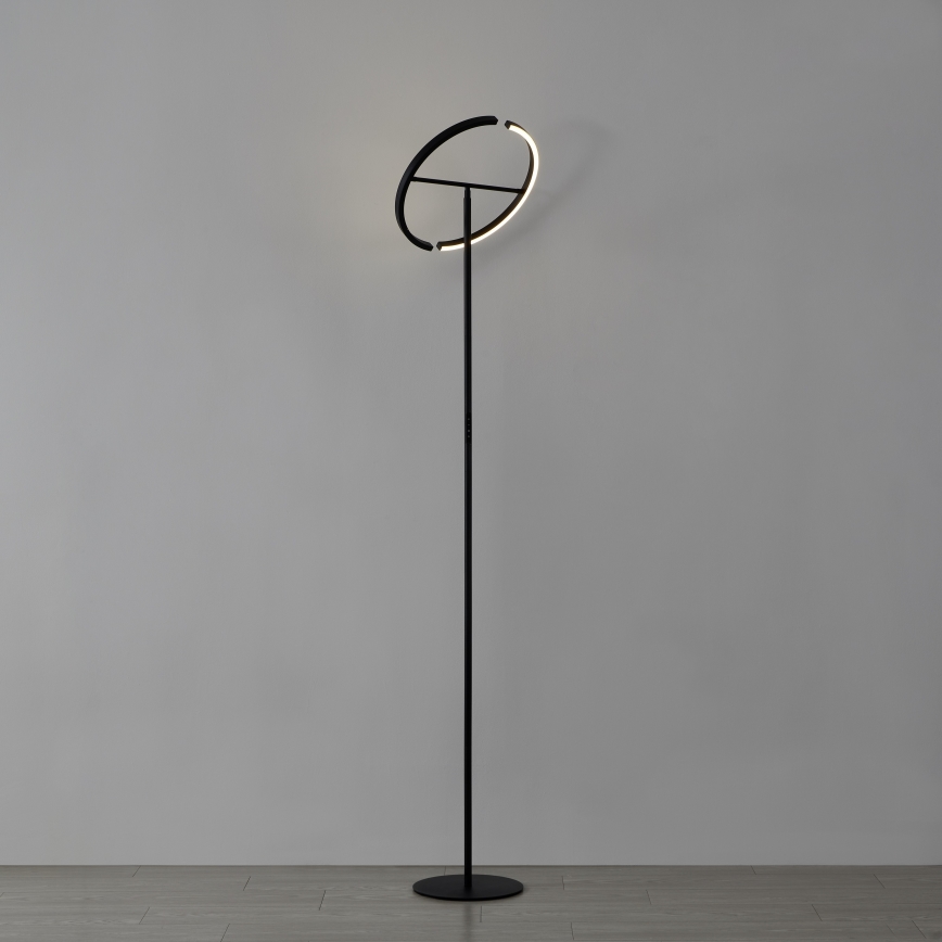 Eglo - ściemnialna lampa stojąca 2xLED/8,8W/230V czarna