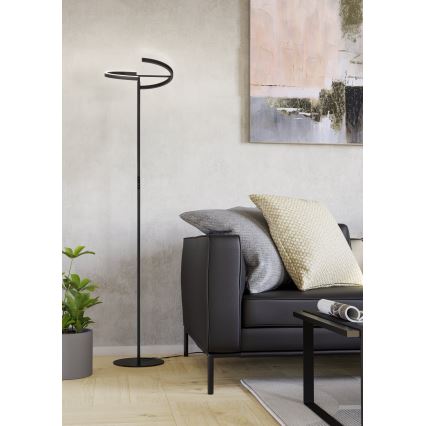 Eglo - ściemnialna lampa stojąca 2xLED/8,8W/230V czarna