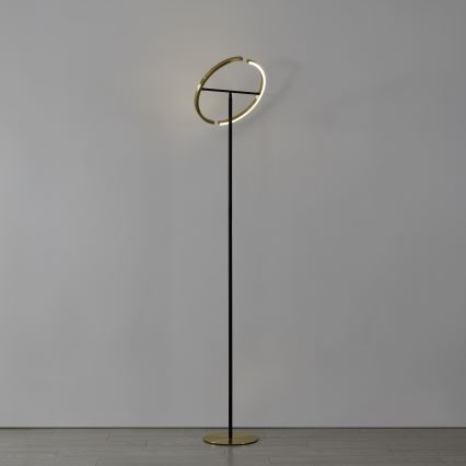 Eglo - ściemnialna lampa stojąca LED 2xLED/8,8W/230V złota/czarna