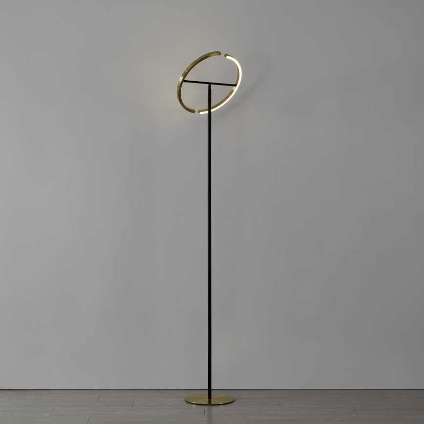 Eglo - ściemnialna lampa stojąca LED 2xLED/8,8W/230V złota/czarna