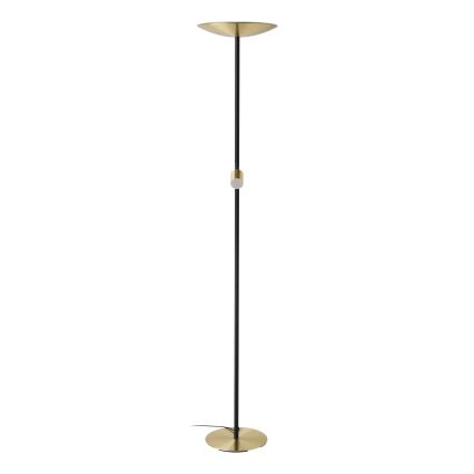 Eglo - ściemnialna lampa podłogowa LED 26,5 W/230 V + LED 4 W złota