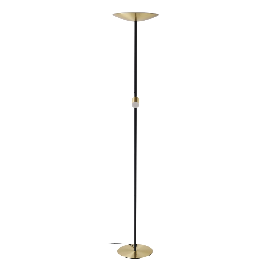 Eglo - ściemnialna lampa podłogowa LED 26,5 W/230 V + LED 4 W złota