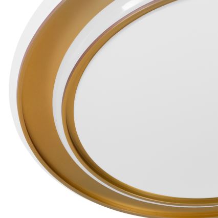 Eglo - Oprawa sufitowa LED/24W/230V 2700/4000/6500K śr. 40 cm złota