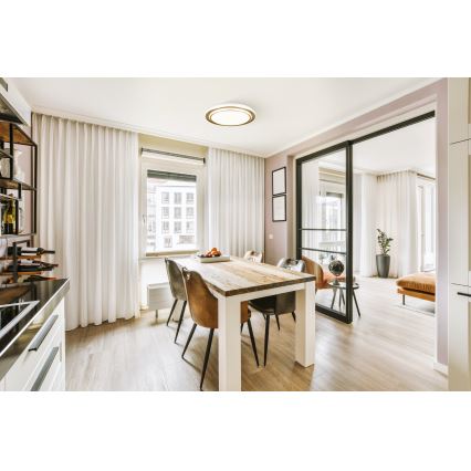 Eglo - Lampa sufitowa LED/36W/230V Ø 49 cm złota