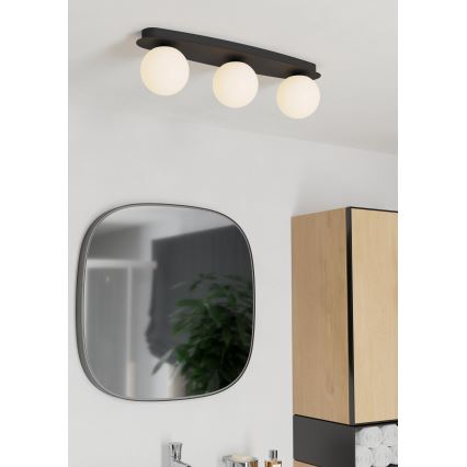 Eglo - LED łazienkowa lampa sufitowa 3xG9/4,2W/230V IP44 czarna