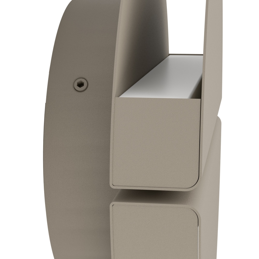 Eglo - LED Zewnętrzna oprawa ścienna LED/4,5W/230V 2700/4000/6500K IP44 beżowa