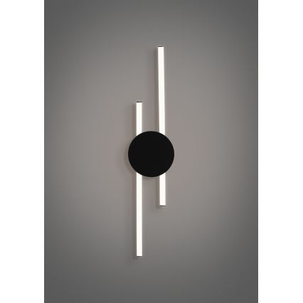 Eglo - LED Kinkiet LED/20W/230V + LED/0,91W czarny