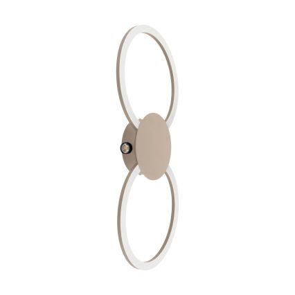 Eglo - LED Oprawa ścienna LED/20W/230V + LED/0,91W beżowy