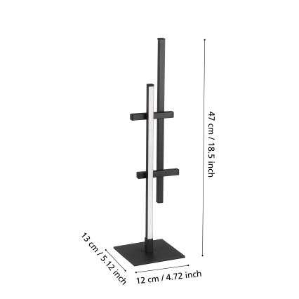 Eglo - Lampa stołowa LED/6,5W/230V czarna