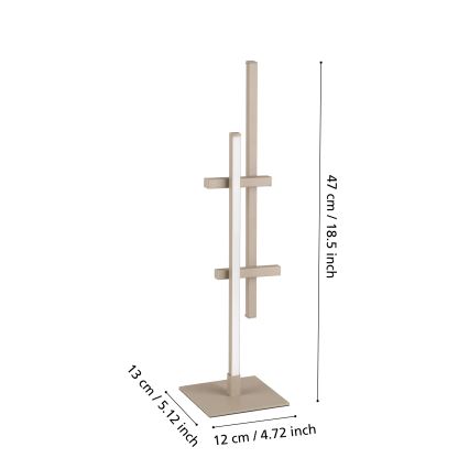 Eglo - LED Lampka stołowa LED/6,5W/230V beżowa
