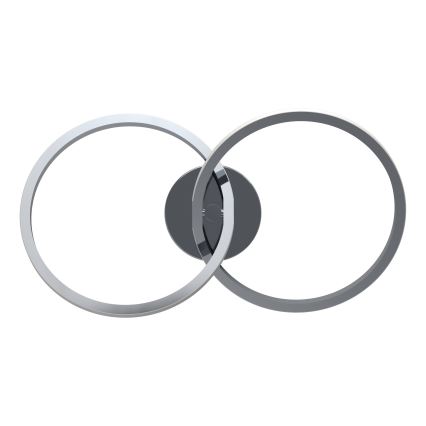 Eglo - Lampa sufitowa LED 12W/230V 2700/4000/6500K, błyszczący chrom