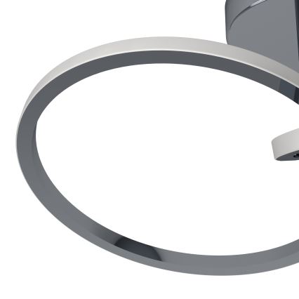 Eglo - Lampa sufitowa LED 12W/230V 2700/4000/6500K, błyszczący chrom