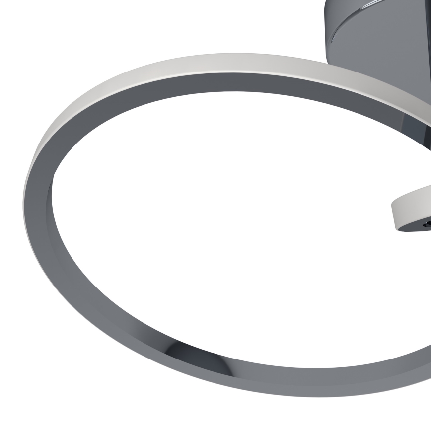 Eglo - Lampa sufitowa LED 12W/230V 2700/4000/6500K, błyszczący chrom