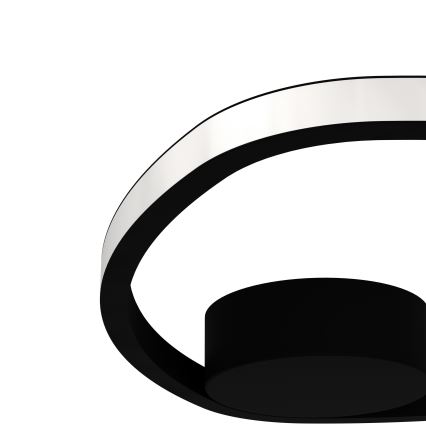 Eglo - Plafon LED/9,7W/230V śr. 37,5 cm czarny