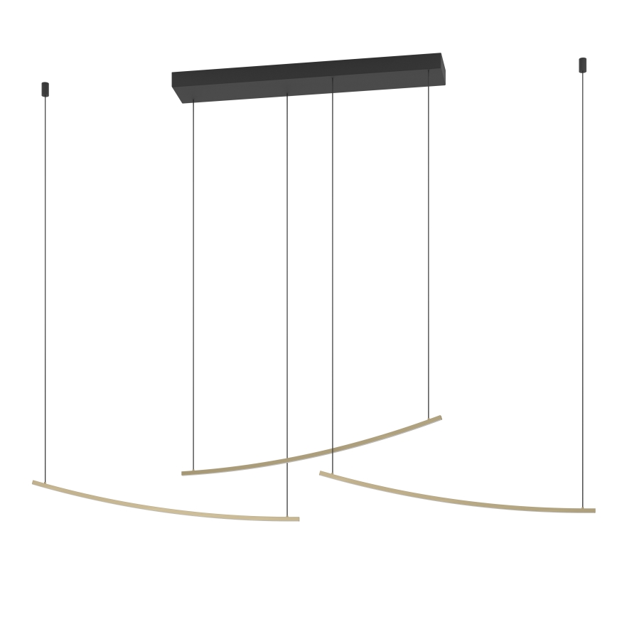 Eglo  - LED ściemnialny żyrandol na lince LED/22W/230V 2700/4000/6500K złoty