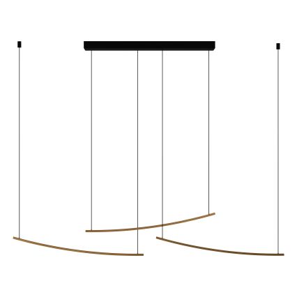 Eglo  - LED ściemnialny żyrandol na lince LED/22W/230V 2700/4000/6500K złoty