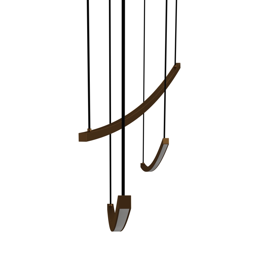 Eglo  - LED ściemnialny żyrandol na lince LED/22W/230V 2700/4000/6500K złoty