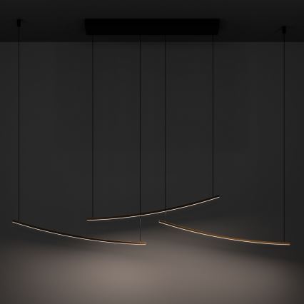 Eglo  - LED ściemnialny żyrandol na lince LED/22W/230V 2700/4000/6500K złoty