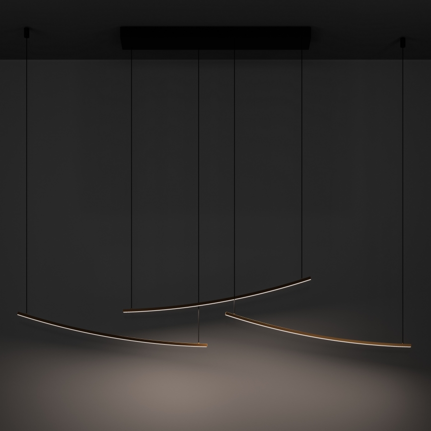 Eglo  - LED ściemnialny żyrandol na lince LED/22W/230V 2700/4000/6500K złoty