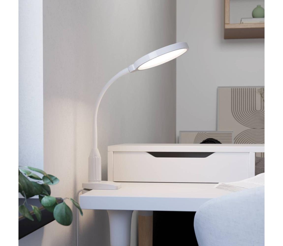 Eglo 902177 - Lampa LED ściemniana z klipsem LAURO LED/5,5W/230V 2700/4000/6500K biała