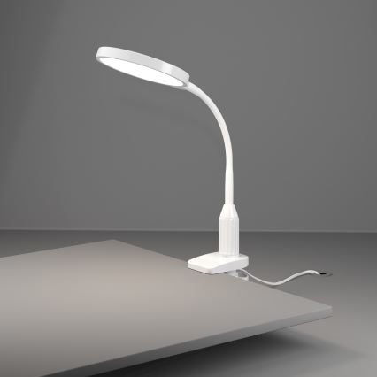 Eglo - Ściemnialna giętka lampka klipsowa LED/5,5W/230V 2700/4000/6500K biała