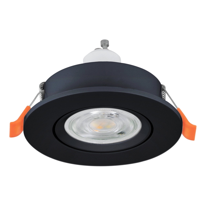 Eglo - LED wpuszczana oprawa punktowa 1xGU10/4,5W/230V czarna