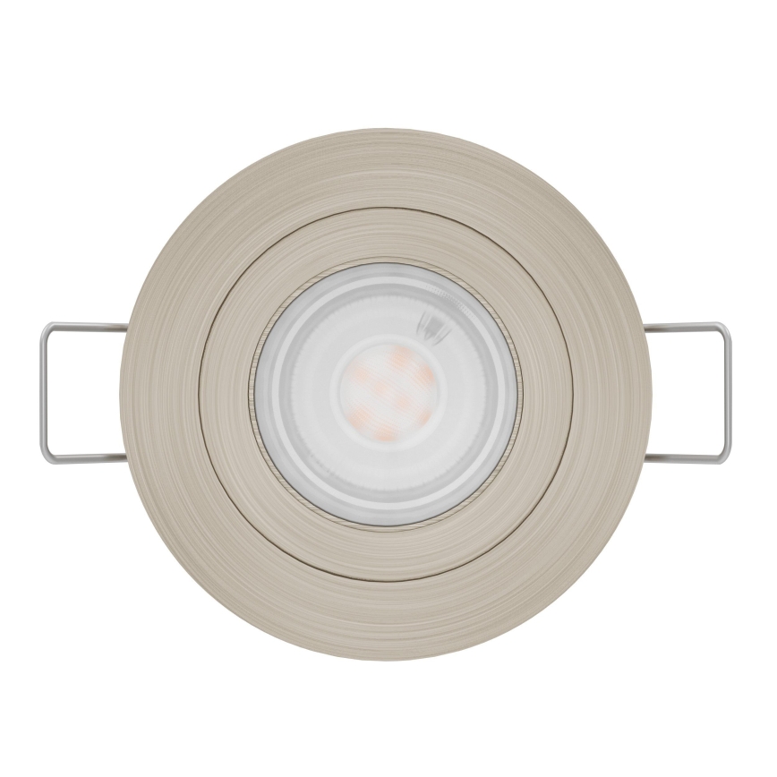 Eglo - LED wpuszczana oprawa punktowa 1xGU10/4,5W/230V chrom matowy