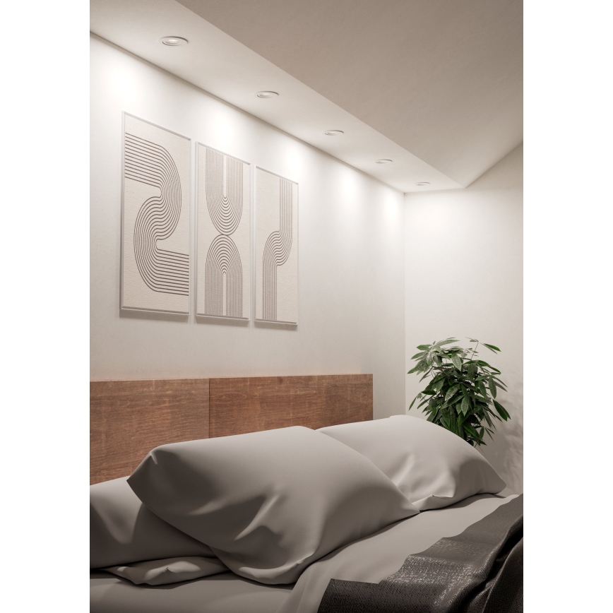 Eglo - LED wpuszczana oprawa punktowa LED/4,8W/230V 2700/4000/6500K biały