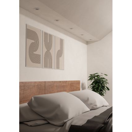 Eglo - ZESTAW 3x wpuszczane oprawy punktowe LED/4,8W/230V 2700/4000/6500K białe