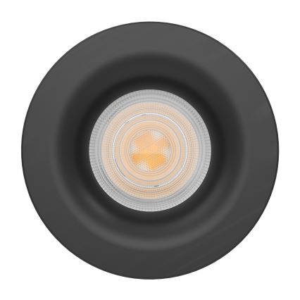 Eglo - Wpuszczana oprawa sufitowa LED do łazienki LED/4,9W/230V 2700/4000/6500K śr. 8,8 cm IP65 czarna