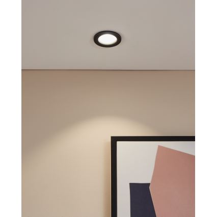 Eglo - Wpuszczana oprawa sufitowa LED do łazienki LED/4,9W/230V 2700/4000/6500K śr. 8,8 cm IP65 czarna
