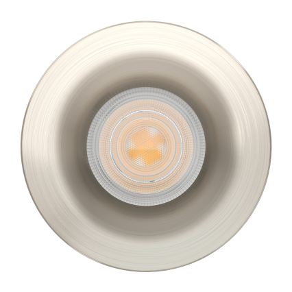 Eglo - Wpuszczana oprawa sufitowa LED do łazienki LED/4,9W/230V 2700/4000/6500K śr. 8,8 cm IP65 matowy chrom