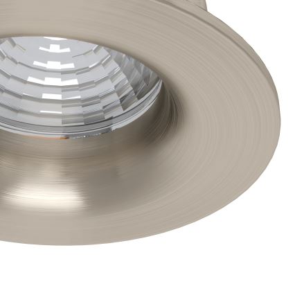 Eglo - ZESTAW 3x ściemnialnych wpuszczanych opraw sufitowych LED/4,8W/230V śr. 8,8 cm matowy chrom