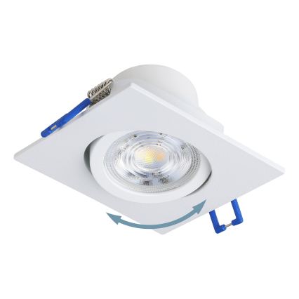 Eglo - Zestaw 3x ściemnialnych wpuszczanych opraw sufitowych LED/4,8W/230V 8,8x8,8 cm białe